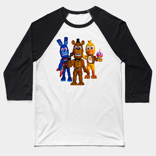 fnaf security breach Baseball T-Shirt by ogami